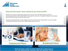 Tablet Screenshot of mountainfresh.ca